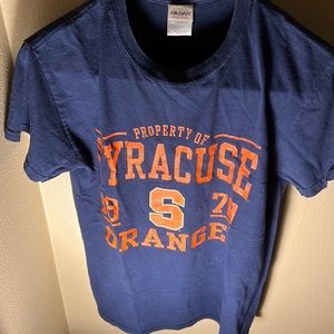 NCAA Men’s Property of Syracuse Orange DriFit Tee Color Blue Size Small